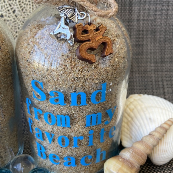 Sand from my favorite beach Escambrón San Juan Beach inspired sand bottle - Picture 3 of 15